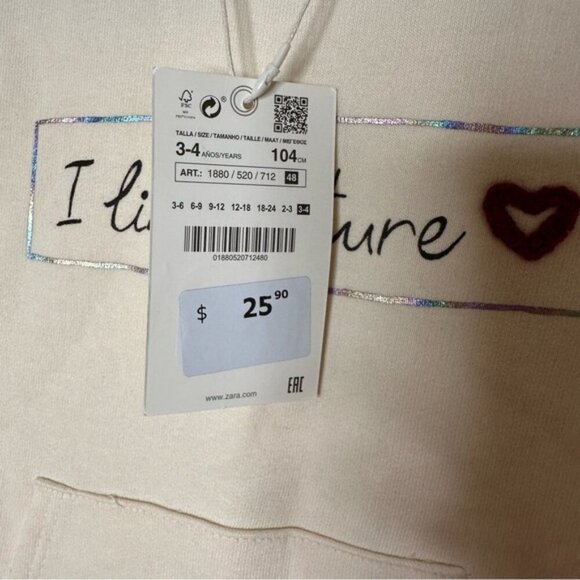 Nwt Zara kids sweatshirt - Picture 11 of 12